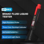 Lápiz detector de humedad del líquido de frenos de motocicleta HABOTEST HT663 - Imagen 2