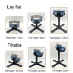 Soporte elevador ajustable para comederos de perros medianos y grandes, Bracket + Stainless Steel Bowl - Imagen 5