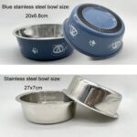 Soporte elevador ajustable para comederos de perros medianos y grandes, Bracket + Stainless Steel Bowl - Imagen 6