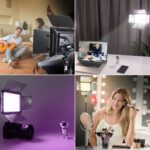 Luz de relleno para video WS-300II Luz de fotografía de belleza LED de temperatura de color dual, Single Lamp+EU Plug Adapter - Imagen 11