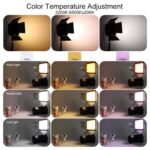 Luz de relleno para video WS-300II Luz de fotografía de belleza LED de temperatura de color dual, Single Lamp+EU Plug Adapter - Imagen 10