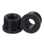 2 tornillos adaptadores de metal de 3/8 hembra a 5/8-27 macho para soportes de micrófono, accesorios de fotografía de conversión