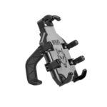 Soporte de navegación para teléfono móvil con ocho garras para motocicleta y bicicleta JNHW a prueba de golpes, For Rearview Mirror