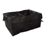 Caja organizadora y de almacenamiento plegable portátil para maletero de coche