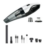 Aspiradora portátil de mano para coche con fuerte succión, Wired + Charging 11.1V