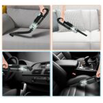 Aspiradora de mano inalámbrica de alta potencia para montaje en coche, Black 7.4V - Imagen 10