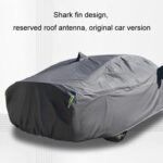 Parasol con aislamiento térmico engrosado de terciopelo EVA Plus para automóvil sedán con aleta de tiburón, M 4.5x1.7x1.4m - Imagen 4