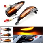 1 par de luces indicadoras de señal de giro para espejo retrovisor de Honda Civic 8.º - Imagen 2