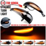 1 par de luces indicadoras de señal de giro para espejo retrovisor de Honda Civic 8.º - Imagen 3