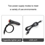 Luz LED de ambiente con ritmo musical para coche con control por voz y ocho colores, 5V USB APP - Imagen 3
