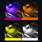 Luz LED de ambiente con ritmo musical para coche con control por voz y ocho colores, 5V USB With Switch Remote Control - Imagen 10