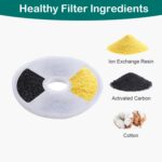 Filtros de repuesto para fuente de agua para mascotas Catit Filtros para dispensadores de agua para gatos, 8pcs /Box - Imagen 4