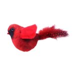 Juguetes de peluche colgantes con sonido y simulación autoexcitantes para mascotas, Red