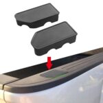 1 par de accesorios de modificación de tapa de orificio de portón trasero para Chevrolet Silverado 2019-2021 - Imagen 2