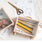 Hucha creativa de madera para dormitorio, decoración de escritorio, adornos, caja de almacenamiento de artículos diversos, Handle Wooden Storage Box - A - Imagen 3