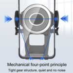 Soporte de navegación para teléfono móvil multifunción con ventosa para coche, With Flat Clip - Imagen 7
