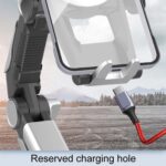 Soporte de navegación para teléfono móvil multifunción con ventosa para coche, With Flat Clip - Imagen 9