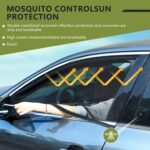 Cubierta de malla antimosquitos para ventilación del maletero trasero del coche, L - Imagen 3