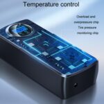 Minibomba inflable multifuncional de alta potencia con pantalla digital portátil para automóvil, Wired - Imagen 5