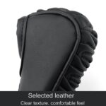 Funda de cuero universal para palanca de cambios de coche, transpirable, Manual Gear Yellow - Imagen 5