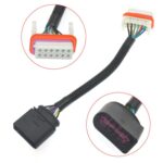 Para el conector del arnés de cableado de los faros delanteros del automóvil Porsche Cayenne 2003-2006, 95563123911
