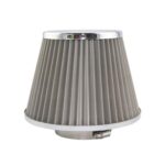Filtro de aire para automóvil con cabezal en forma de hongo de alto flujo y cartucho modificado para admisión de motor, Large