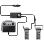 Cargador de coche con pantalla digital para DJI Air 3S/Air 3 YX que permite cargar 2 baterías al mismo tiempo, Car Charger