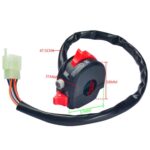 Accesorios de modificación de motocicletas Grifo de manillar Interruptor de doble destello de arranque y parada - Imagen 3