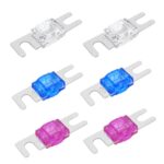 1 portafusibles de audio para automóvil de 2 vías Bloque de distribución de fusibles para automóvil, CP-5175 With Accessories - Imagen 3