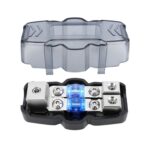 1 portafusibles de audio para automóvil de 2 vías Bloque de distribución de fusibles para automóvil, CP-5175 With Accessories - Imagen 4