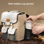 Bolsa de almacenamiento para cámara DSLR de gran capacidad, informal, con doble hombro, mochila transpirable que reduce la carga, D171 Small - Imagen 4