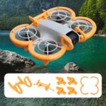 Funda protectora contra impactos + parachoques + soporte plegable + ala trasera 4 en 1 para DJI Neo CQT, 4 In 1 Set - Imagen 2