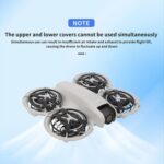 Funda protectora contra arañazos para el aterrizaje del dron DJI Neo CQT, accesorios para evitar arañazos en los dedos, Lower Black - Imagen 5