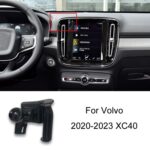 Base especial para soporte de navegación para teléfono móvil para montaje en automóvil Volvo, 20-23 XC40