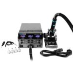 Estación de soldadura de aire caliente con pantalla digital y CPU para reparación de teléfonos celulares con gran potencia eólica SUGON 8630 Pro, EU Plug - Imagen 2