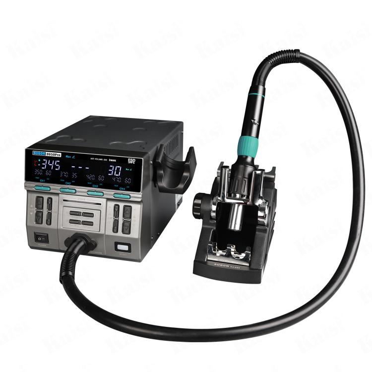 TBD0605663201.jpg Estación de soldadura de aire caliente SUGON 8650Pro Curve de 1300 W para mantenimiento de placas base y CPU, EU Plug - Imagen 1