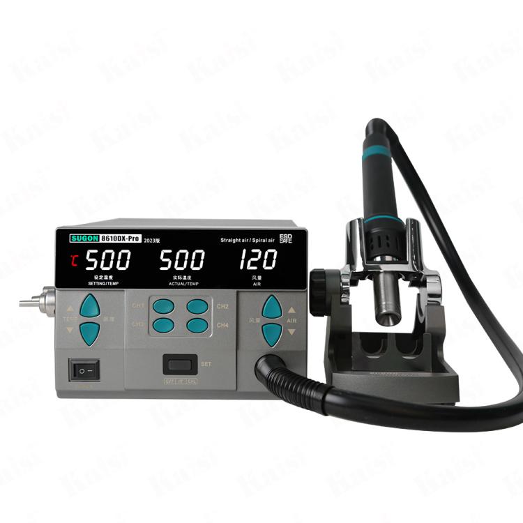 TBD0605664501.jpg Estación de soldadura de aire caliente con pantalla digital SUGON 8610DX-Pro de 1000 W para reparación de teléfonos móviles, EU Plug - Imagen 1