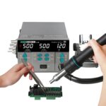 Estación de soldadura de aire caliente con pantalla digital SUGON 8610DX-Pro de 1000 W para reparación de teléfonos móviles, EU Plug - Imagen 2
