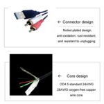 Cable USB 3.0 + 2 RCA impermeable para panel de instrumentos de motocicleta y barco, 2m - Imagen 4