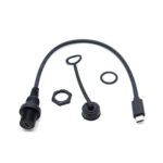 Cable de extensión macho a hembra de 0,3 m, resistente al agua, para coche, Type-C 3.0 - Imagen 2