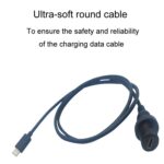 Cable de extensión macho a hembra de 0,3 m, resistente al agua, para coche, Type-C 3.1 - Imagen 4