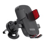 Soporte para teléfono con bloqueo automático y gancho telescópico para salida de aire de coche giratorio de 360 ​​grados, ZS-118