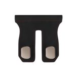 Ganchos organizadores delanteros de cuero para el pasajero del automóvil, Dual Hook Black