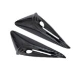 Etiquetas laterales para guardabarros y cubiertas de cámara para Tesla modelo 3 2024, Piano Paint Bright Black