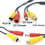 Cable conector adaptador de cámara para coche de 50 cm, 4 Pin Aviation Male To RCA Male DC Male - Imagen 4