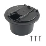 Caja de almacenamiento con escotilla de alambre redonda para yate o RV