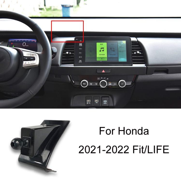 TBD0605699337.jpg Base de soporte para navegación de teléfono móvil para automóvil Honda, 21-22 Fit/LIFE - Imagen 1