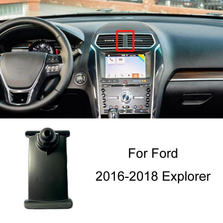 TBD0605699813.jpg Base de soporte de navegación para teléfono móvil especial para automóvil Ford, 16-18 Explorer - Imagen 1