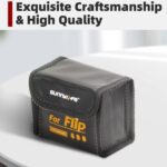 Bolsa a prueba de explosiones para batería de iones de litio DJI Flip Sunnylife, bolsa de almacenamiento de seguridad, bolsa protectora ignífuga, Medium (For 2 Batteries) - Imagen 6