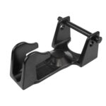 Acoplador de enganche de cuello de cisne con bloqueo para remolque pesado, transportador de vehículos recreativos, Black Without Lock